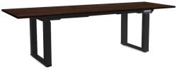 Rauman Masă înălțime reglabilă OfficeTech Strong 240 x 80 cm, picioare negre, wenge
