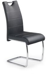 Halmar Scaun de bucaterie Amalia, negru/argintiu (V-CH-K/211-KR-CZARNY)