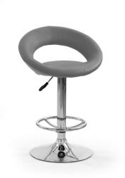 Halmar Scaun de bar Gardiner, gri/argintiu (V-CH-H/15-POPIEL)