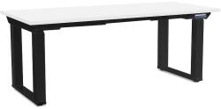 Rauman Masă înălțime reglabilă OfficeTech Strong 180 x 80 cm, picioare negre, alb