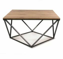 Signal Măsuță de cafea Silver A IV, stejar artisan / negru (SILVERADAC) Masa de cafea