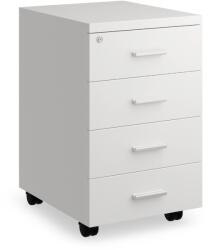 Rauman Container SimpleOffice 40 x 48 cm - 4 sertare, alb (CF-0466A_CF-1397) Comoda