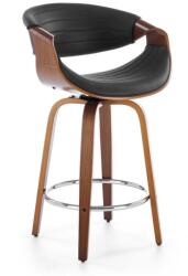 Halmar Scaun de bar Scarlet, negru / nuc (V-CH-H/123-CZARNY)