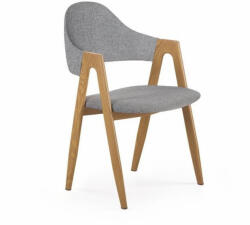 Halmar Scaun de bucaterie Justin, stejar gri/miere (V-CH-K/344-KR)