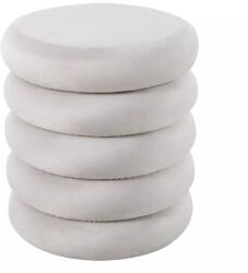 SIGNAL MEBLE Taburet Palante Velvet, crem (CALVIVJB)