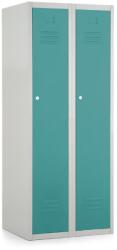 Rauman Dulap metalic, 60 x 50 x 150 cm, încuietoare cu cilindru, verde - ral 6033