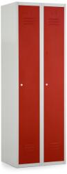 Rauman Dulap metalic, 60 x 50 x 180 cm, inchidere cilindrica, rosu - ral 3000 (2B1A-3)