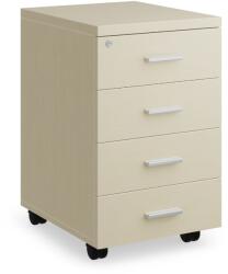 Rauman Container SimpleOffice 40 x 48 cm - 4 sertare, mesteacan (CF-0466A_CF-2017) Comoda