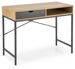 Halmar Birou Levi, stejar auriu / negru (V-CH-B/50)