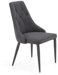 Halmar Scaun de bucaterie Marien, gri/negru (V-CH-K/365-KR-POPIEL)