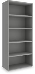 Rauman Dulap înalt SimpleOffice 80 x 40 x 180 cm, gri Dulap arhivare