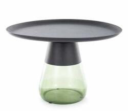 Signal Măsuță de cafea Carini B, negru / verde (TIFFANYBCZFI70) Masa de cafea