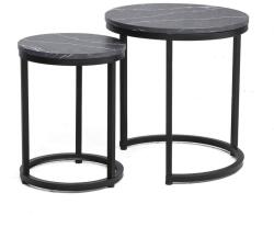 Signal Masa de cafea Hola, marmura neagra / neagra (HOLACMAC) Masa de cafea