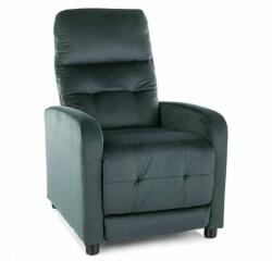 SIGNAL MEBLE Scaun reclinabil Lennox Velvet, verde (OTUSVZ)