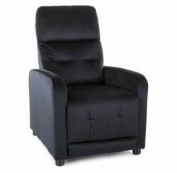 SIGNAL MEBLE Scaun reclinabil Lennox Velvet, negru (OTUSVC)