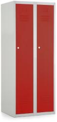 Rauman Dulap metalic, 60 x 50 x 150 cm, inchidere cilindrica, rosu - ral 3000 (2B1A-6)