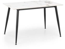 Halmar Masă de bucătărie Webster 120 cm, marmură / negru (V-CH-EMILIO_120-ST)