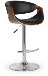 Halmar Scaun de bar Weston, negru / lemn natural (V-CH-H/100)