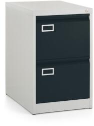 Rauman Dosar metalic A4 - 2 sertare, 45, 5 x 62 x 71, 5 cm, inchidere cilindrica, antracit - ral 7016 Dulap arhivare