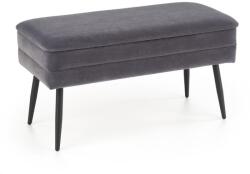 Halmar Scaun Velva 1, gri/negru (V-CH-VELVA-POPIEL/CZ)