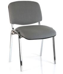 Rauman Scaun conferinta Viva N, picioare cromate, gri (UT-C041_CHROME_GREY)