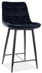 Signal Scaun de bar Chic II, negru (CHICH2VCC)