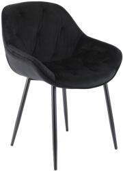 Rauman Scaun de bucaterie Cornelia, negru (UT-C179_BLACK)