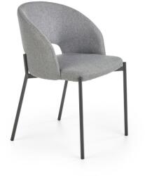 Halmar Scaun de bucaterie Alanna, gri/negru (V-CH-K/373-KR-POPIEL)