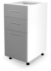 Halmar Dulap inferior Vento D3S-40/82, alb/gri (V-UA-VENTO-D3S_H-40/)