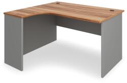 Rauman Birou de coltar SimpleOffice 140 x 120 cm, stanga, nuc / gri