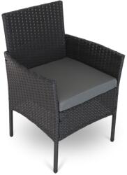 Rauman Scaun de gradina Solano, negru (WRC-002)