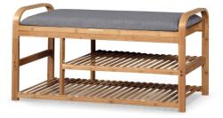 Halmar Suport pantofi Valena 2, lemn natural / gri (V-CH-ST_13) Pantofar
