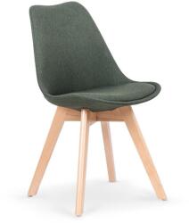 Halmar Scaun de bucaterie Erich, verde/fag (V-CH-K/303-KR-C.ZIEL)