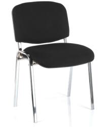 Rauman Scaun conferinta Viva N, picioare cromate, negru (UT-C041_CHROME_BLACK)