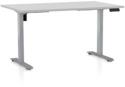 Rauman Masa inaltime reglabila OfficeTech B, 120 x 80 cm, bază gri, gri deschis
