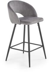 Halmar Scaun de bar Barnes, gri (V-CH-H/96-POPIEL)