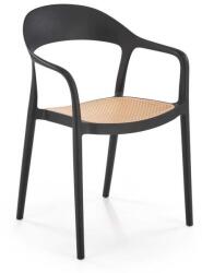 Halmar Scaun de bucătărie Ruby, maro / negru (V-CH-K/530-KR-CZARNY)