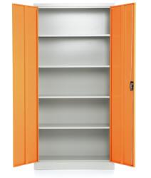 Rauman Dulap metalic universal, 90 x 40 x 185 cm, inchidere cilindrica, portocaliu - ral 2004 Dulap arhivare