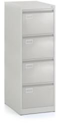 Rauman Dosar metalic A4 - 4 sertare, 45, 5 x 62 x 132 cm, blocare cilindrica, gri deschis - ral 7035 (V04) Dulap arhivare
