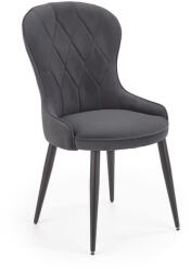 Halmar Scaun de bucaterie Rilla, gri/negru (V-CH-K/366-KR-POPIEL)