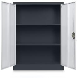 Rauman Dulap metalic universal mediu 90 x 40 x 120 cm, încuietoare cilindru, gri deschis - ral 7035 (C01-5) Dulap arhivare