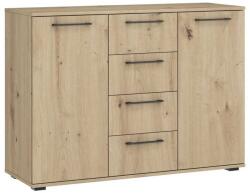 Halmar Comodă Unity II, stejar artisan (V-UA-FORMO-KOMODA-KM-2-ARTISAN) Comoda