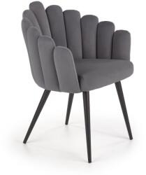 Halmar Scaun de bucaterie Yara, gri/negru (V-CH-K/410-KR-POPIEL)