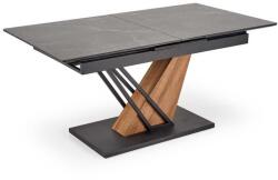 Halmar Masă de bucătărie Sterzo 160-200 x 90 cm, negru / stejar auriu (V-CH-VOLANT_160-ST)
