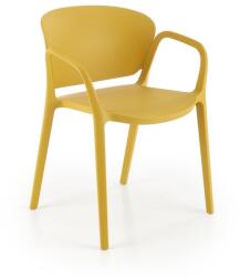 Halmar Scaun de bucaterie Layne, galben (V-CH-K/491-KR-MUSZTA)