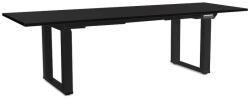 Rauman Masă înălțime reglabilă OfficeTech Strong 240 x 80 cm, picioare negre, negru