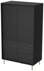 Halmar Dulap pentru haine Bullet, negru (V-PL-BULLET-S-1) Garderoba