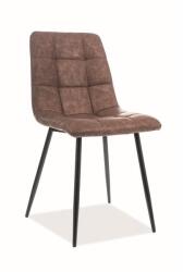 SIGNAL MEBLE Scaun de bucaterie Look, maro/negru (LOOKCBR)