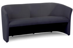 SIGNAL MEBLE Canapea Cuba, trei locuri, neagra (TM3CZAP) Canapea