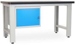 Rauman Masa de atelier Solid MDF-10, 150 cm, cutie suspendata, neagra
